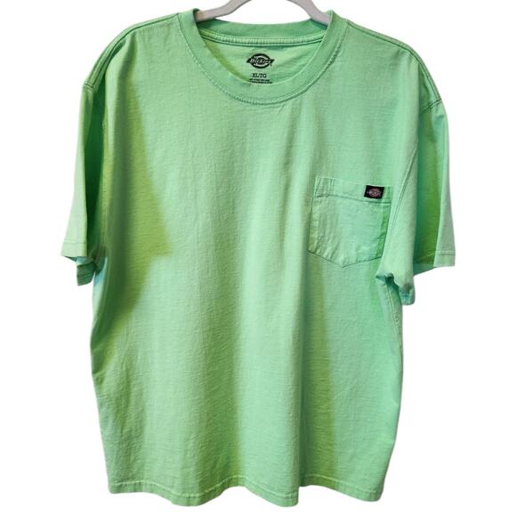 Dickies Mint Green Heavyweight Short Sleeve Pocket Tee Shirt Size XL NWOT - Picture 1 of 4